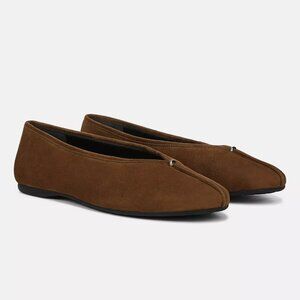 NWOT Vince Suede Ori Flats in Elm Wood Size EU 36 US 6